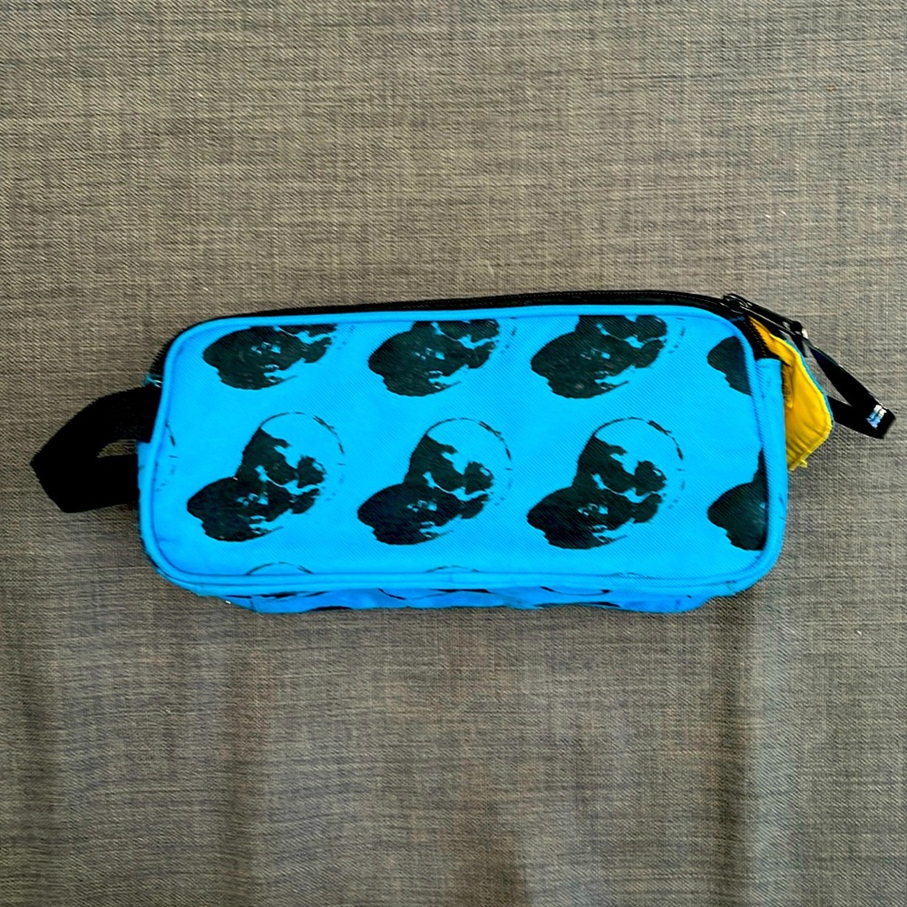 Andy Warhol Blue Dopp Bag